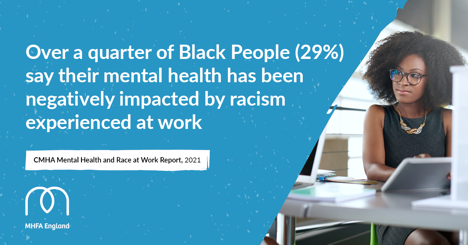 Over a quarter of black people say their mental health has been negatively impacted by racism experienced at work