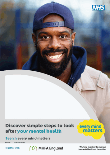 Every mind matters discover simple steps poster