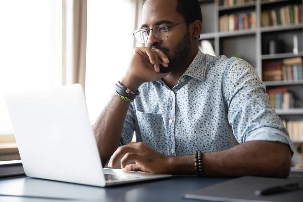 Laptop Working From Home