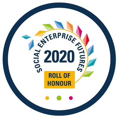 Social Enterprise Futures Roll of Honour 2020 badge