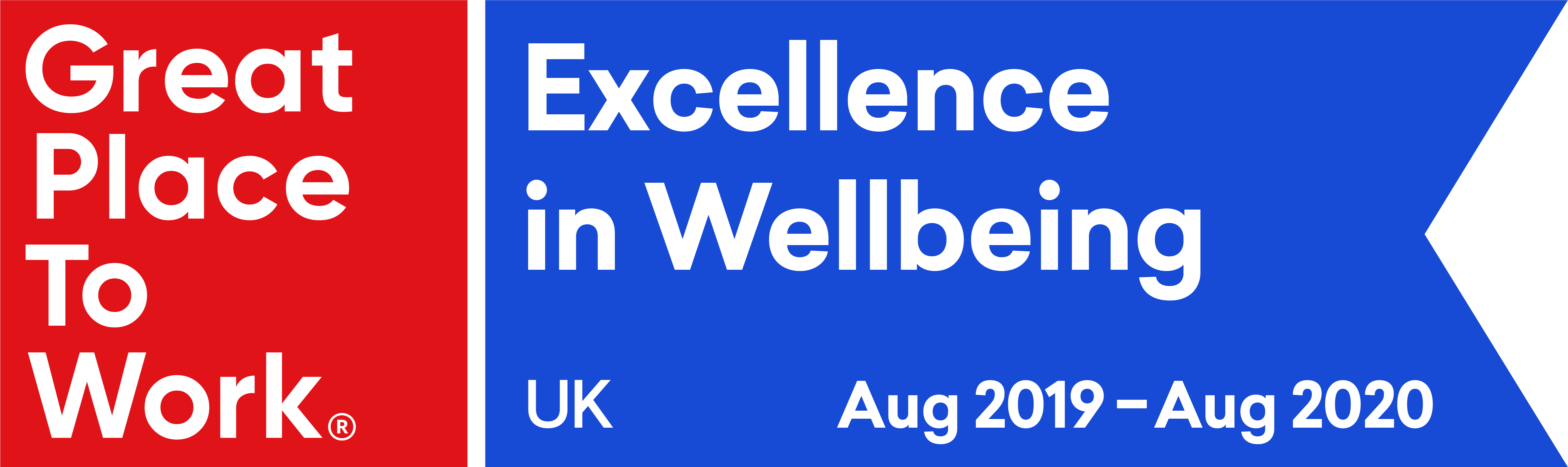 Great Place to Work: Excellence in Wellbeing logo