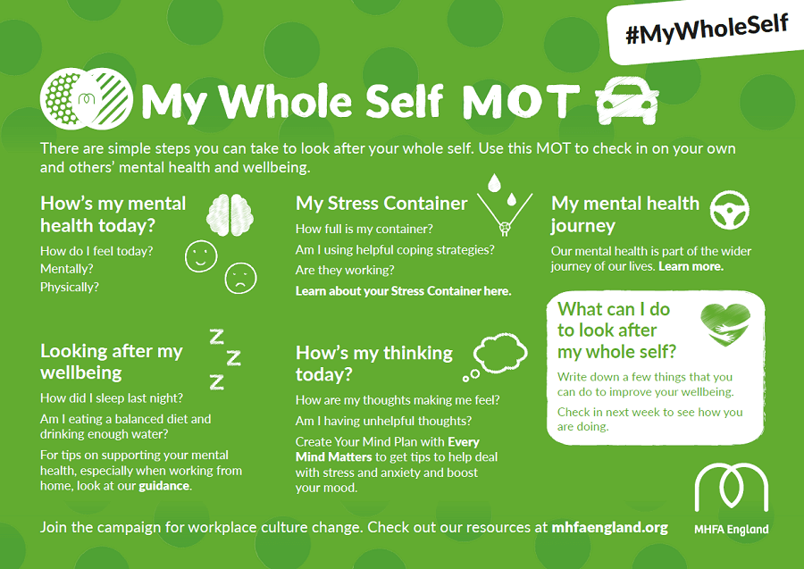Thumbnail of My Whole Self MOT mental health check-in poster 